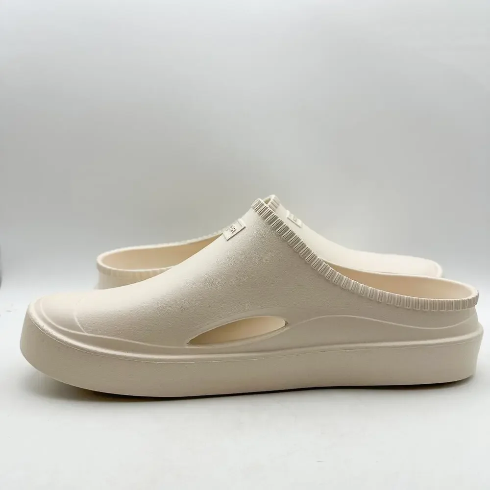 HUNTER Mens In/Out Bloom Clog Size 13 UK 12 White Willow Cream NWOB